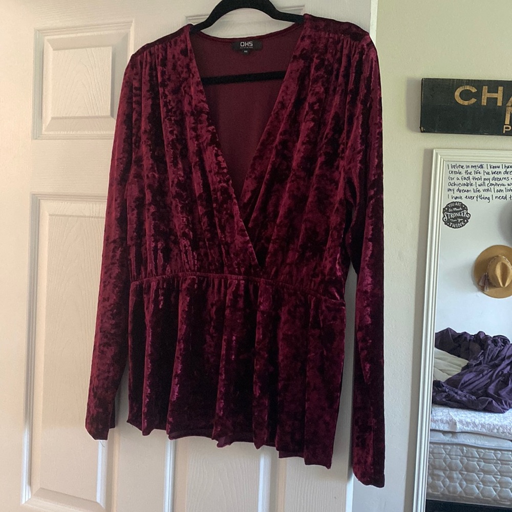 Velvet top